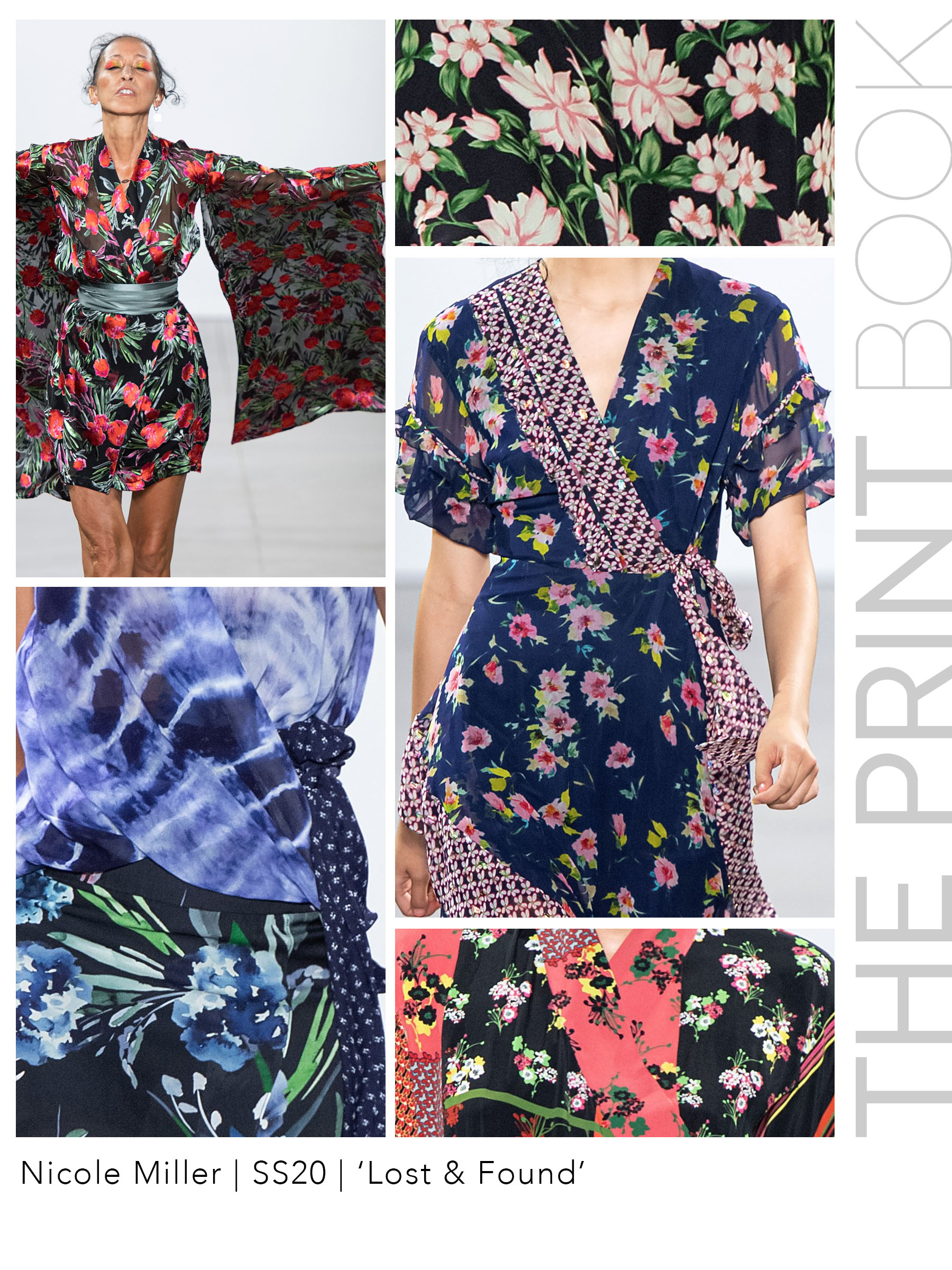 Nicole Miller spring summer 2020 print direction, runway direction